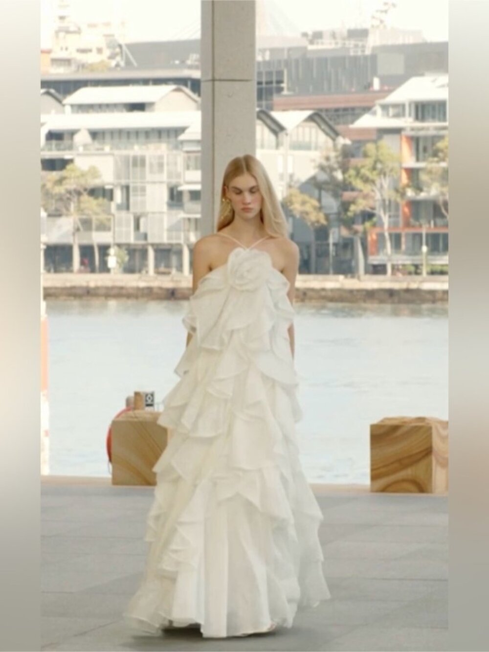 AJE MERRITT EMBROIDERED GOWN Dress Original Price $1099 USD size AU8/US 4 - Picture 8 of 9